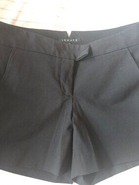 Theory black shorts size 2